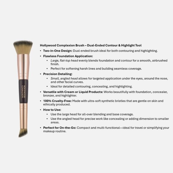 Charlotte Tilbury HOLLYWOOD COMPLEXION BRUSH - Authentic Brand New - Picture 7 of 7